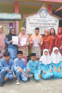 Perpanjangan PKS Disdukcapil Kabupaten Karimun dengan SDN 001 Tebing