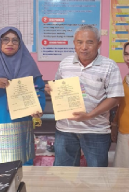 Perpanjangan PKS Disdukcapil Kabupaten Karimun dengan SDN 004 Tebing