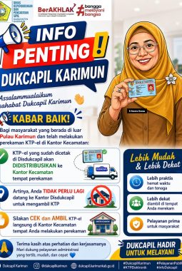 PENGAMBILAN KTP-EL BAGI MASYARAKAT DI LUAR PULAU KARIMUN