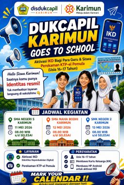 Dukcapil Karimun Goes To School Tahun 2026